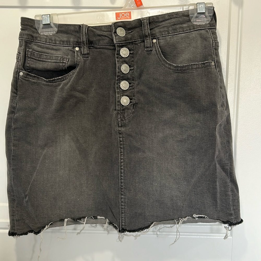 PacSun Grey Denim Skirt